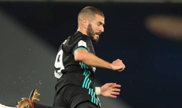Real Madrid’s Karim Benzema in action