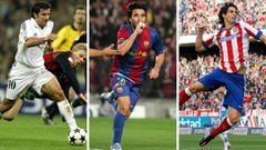 Figo, Deco y Simao, exjugadores del Real Madrid, Barcelona y Atl&eacute;tico. 