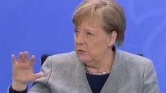 Merkel explica en 90" cómo se colapsa la sanidad: el discurso que es ya ejemplo mundial