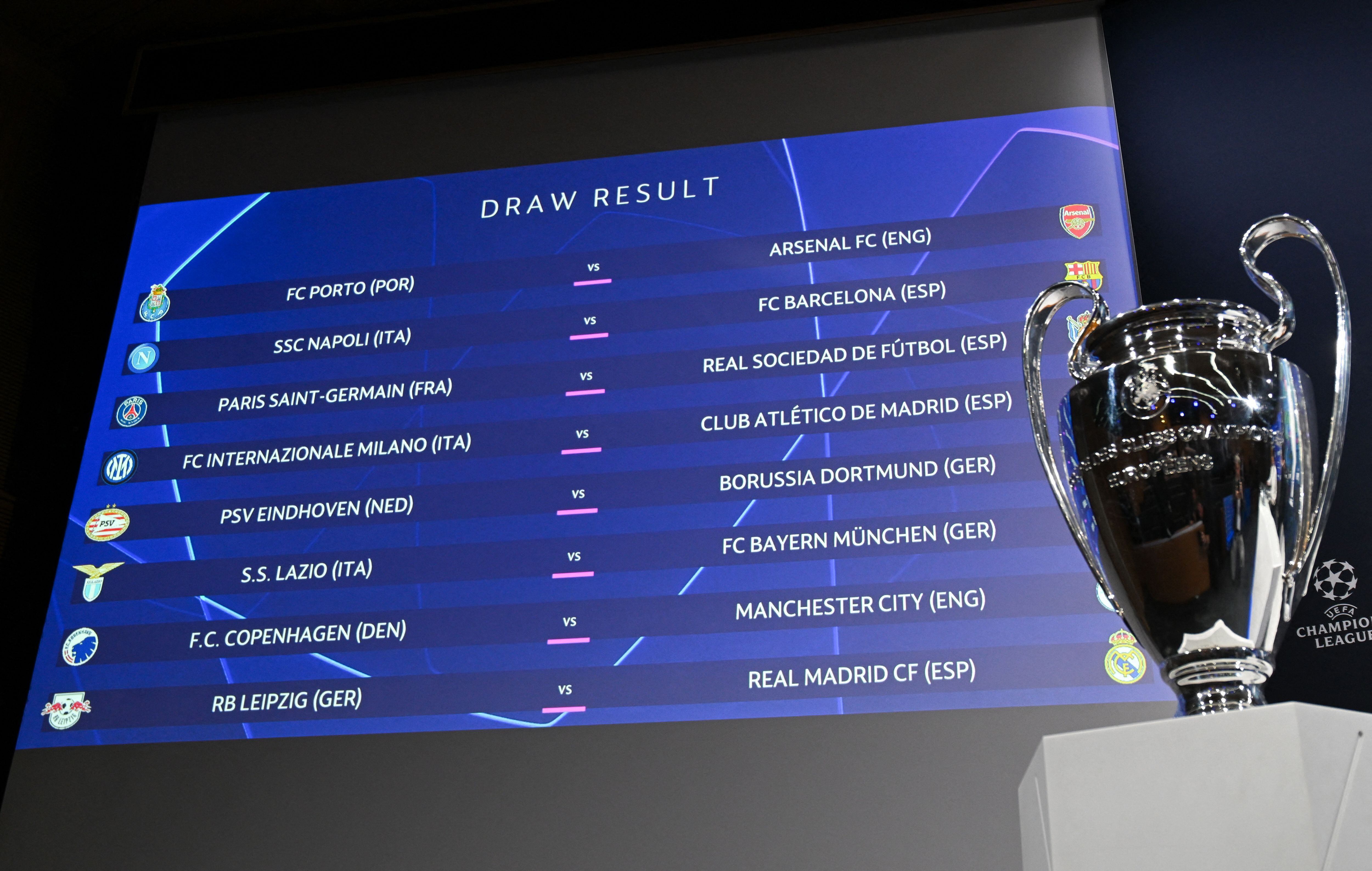 Sorteo Champions League cruces de octavos, partidos y rivales de Real