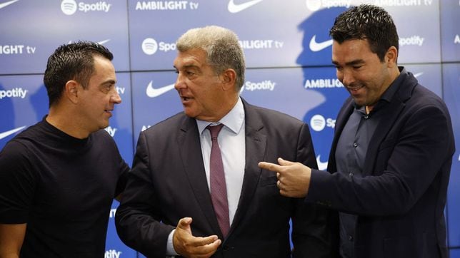 El vestuario le dijo a Laporta en Amberes que todavía creen en Xavi