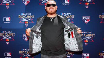 Alejandro Kirk of the Toronto Blue Jays poses for a photo during