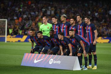 Once inicial del Barcelona