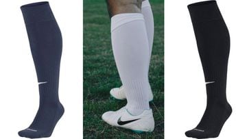 Estos calcetines Nike para fútbol vienen en cinco colores y tienen