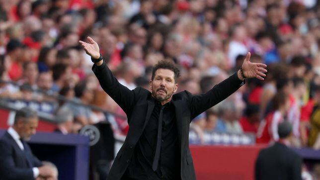 Simeone alcanza los 450 partidos en Liga con el Atlético de Madrid