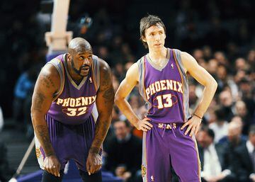 "Shaq Attack" disputó 19 temporadas en la NBA siendo considerado como uno de los jugadores más dominantes de la historia de la NBA. Ganó cuatro campeonatos, tres con Los Angeles Lakers y uno con Miami Heat. Tras proclamarse campeón con la franquicia de Florida en 2006 el rol del pívot en los Heat empezó  a descender y junto con las lesiones que tuvo O'Neal puso fin a su racha de 14 apariciones consecutivas en el All-Star Game. El 6 de febrero de 2008 fue traspasado a Phoenix Suns por Shawn Marion y Marcus Banks. Con los Suns estuvo únicamente una temporada. 