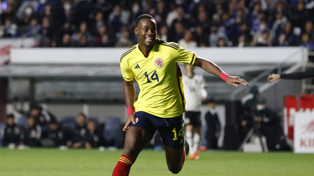 Durán estrena titularidad con Colombia como figura ante Japón