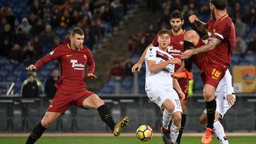 Roma vence a Cagliari y es tercero de Serie A; Héctor Moreno, en la banca