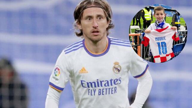 del padre del niño al que Luka Modric le dio la camiseta en el Santiago Bernabéu - Tikitakas