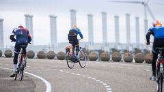 Imagen de una edición del Campeonato Nacional de Ciclismo con Viento en Contra de Países Bajos.
