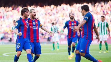 Barcelona golea al Betis con exhibición de Leo Messi