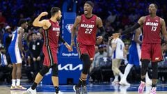The Wells F argo Center in Philadelphia sees the Miami Heat win Game 6 in the Playoff Series to finish off the 76ers and make it into the Eastern Conference Final.