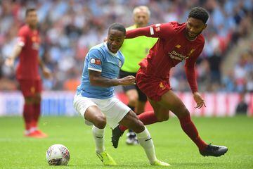 FA Community Shield match between Liverpool and Manchester City at Wembley