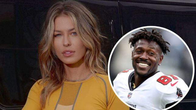Female in bed with Antonio Brown identified as Cydney Moreau