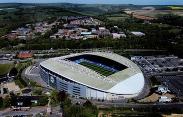 El Brighton & Hove Community Stadium, donde se jugará uno de los cuartos de final de la Eurocopa. 