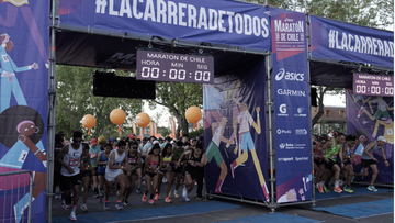 Maratón de Chile reunió a más de 4 mil competidores en su primera edición