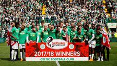 El Celtic celebra un nuevo t&iacute;tulo de liga.