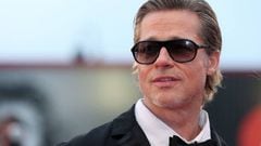 VENICE, ITALY - SEPTEMBER 08: Brad Pitt attends the "Blonde" red carpet at the 79th Venice International Film Festival on September 08, 2022 in Venice, Italy. (Photo by Elisabetta A. Villa/Getty Images)