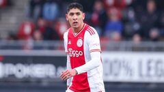 ROTTERDAM, NETHERLANDS - JANUARY 29: Edson Alvarez of AFC Ajax looks on during the Dutch Eredivisie match between SBV Excelsior and AFC Ajax at Van Donge and De Roo Stadion on January 29, 2023 in Rotterdam, Netherlands. (Photo by NESimages/Herman Dingler/DeFodi Images via Getty Images)