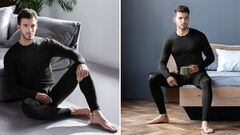 El set de ropa térmica para hombre que es un éxito en Amazon: camiseta y pantalón en cinco colores
