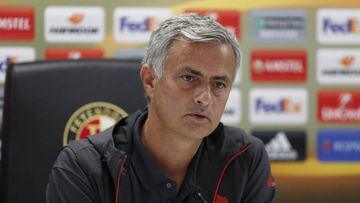 El entrenador del Manchester United, José Mourinho.