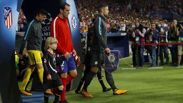 Partido de ida de la fase de grupos de la Champions League 2017/2018 entre Atl&eacute;tico de Madrid y Chelsea.