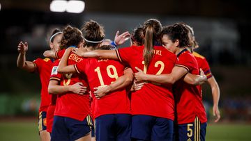 Selección española femenina de fútbol.
