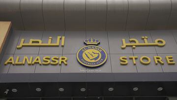 A general view of the Al Nassr club store, after it was announced soccer player Cristiano Ronaldo has signed a contract with the club, in Riyadh, Saudi Arabia December 31, 2022. REUTERS/Mohammed Benmansour