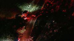 Tres personas perdieron la vida después del choque de dos helicópteros que combatían un incendio en el sur de California.