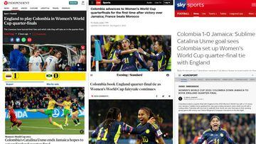 Prensa en Inglaterra sobre la Selección Colombia