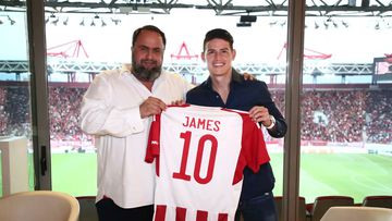James, convocado por Olympiacos para el juego ante Aris