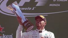 Hamilton gana en Monza y se pone líder; Bottas llega segundo