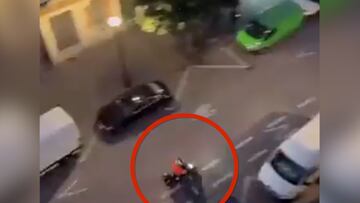 El vídeo del terrorista huyendo en moto tras atentar en Bruselas