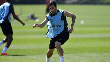 El centrocampista armenio del Arsenal, Henrikh Mkhitaryan. 