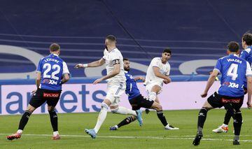 1-0. Marco Asensio marca el primer gol.