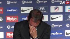 La emotiva despedida de Godín del Atlético entre lágrimas