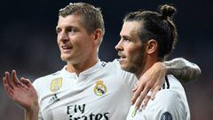 Kroos y Bale, en un partido con el Real Madrid. 