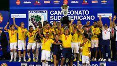 Así fueron los tres títulos de la Selección Colombia en el Sudamericano Sub 20.
