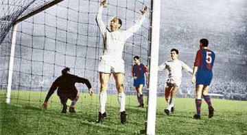 La Saeta cambió la Historia del fútbol liderando al Real Madrid en las 5 primeras ediciones de la Copa de Europa ganando todas ellas.