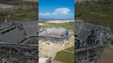 Sale nuevo vídeo sobre estadio de tenis de Acapulco y lo dañado que quedó tras el huracán Otis