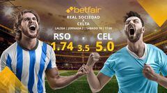 Real Sociedad vs. RC Celta de Vigo: horario, TV, estadísticas, clasificación y pronósticos