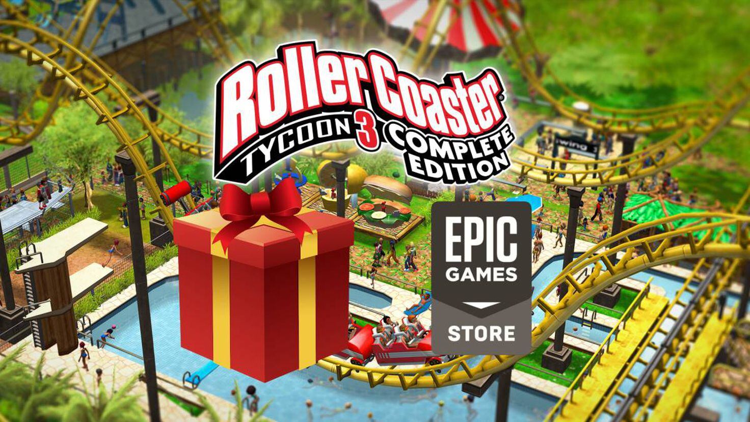 RollerCoaster Tycoon 3 Complete Edition” gratuito na Epic Games a partir do dia  24