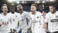 Eriksen, Pogba, Hazard, Neymar, Ndombele y Jovic en la lista de posibles fichajes del Real Madrid.