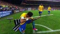 Neymar sniper celebration for Brazil could mean Fifa sanctions