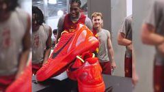 The Trojans are part of the “Mamba Program” in honor of the late Kobe Bryant, and the team’s reaction when Vanessa brought them the sneakers is priceless.