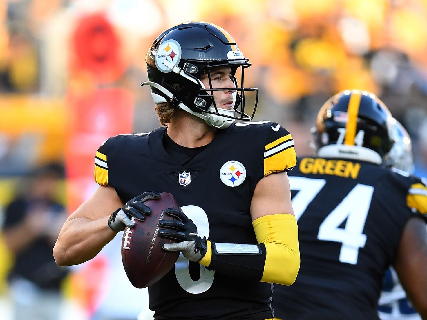 NFL rumors: The Mitch Trubisky reason Mason Rudolph could stay with Steelers