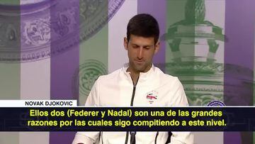 No volveremos a ver a 3 iguales: Djokovic, hablando de Nadal y Federer nada más ganar