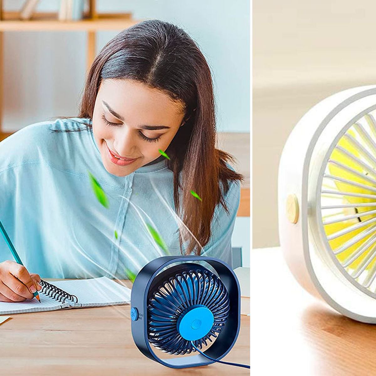 El ventilador de cuello portátil para combatir el calor - Showroom