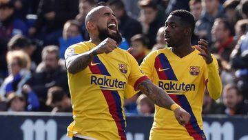 Vidal helps unconvincing Barcelona to Legan&eacute;s victory