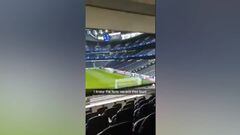 Un fan desvela el secreto del nuevo estadio del Tottenham: cánticos falsos por megafonía